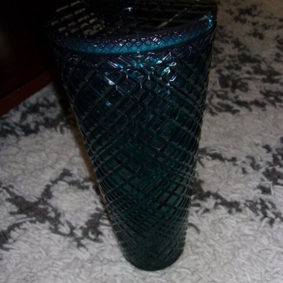 Starbucks Emerald Green Jeweled Tumbler Cold Cup 24oz Tumbler - Picture 3 of 4